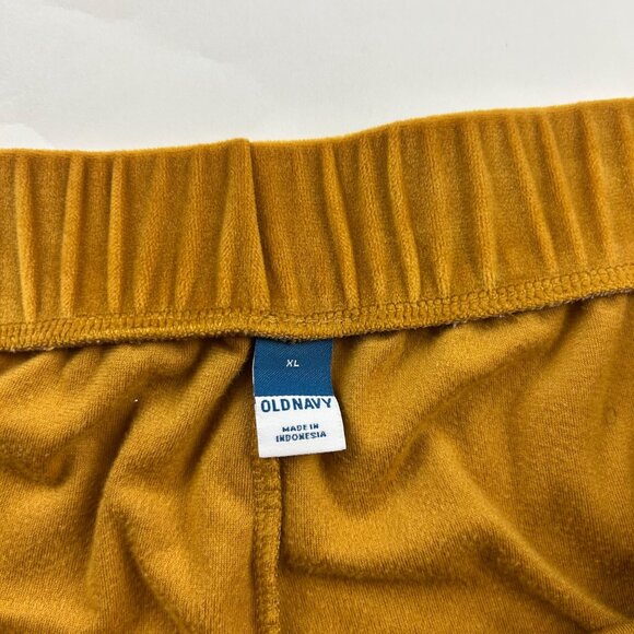 Old Navy Miner's Gold Plush Velour Jogger Lounge Pant XL - Picture 4 of 7